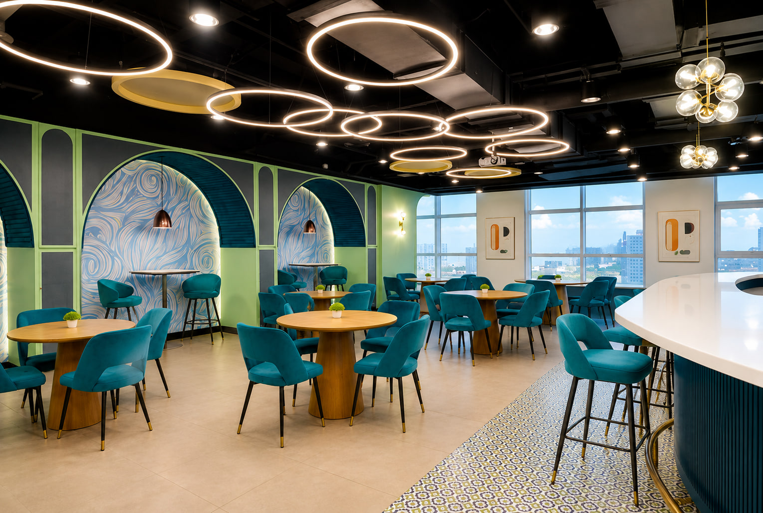 KMC Solutions — PBCom Tower workspace view 1